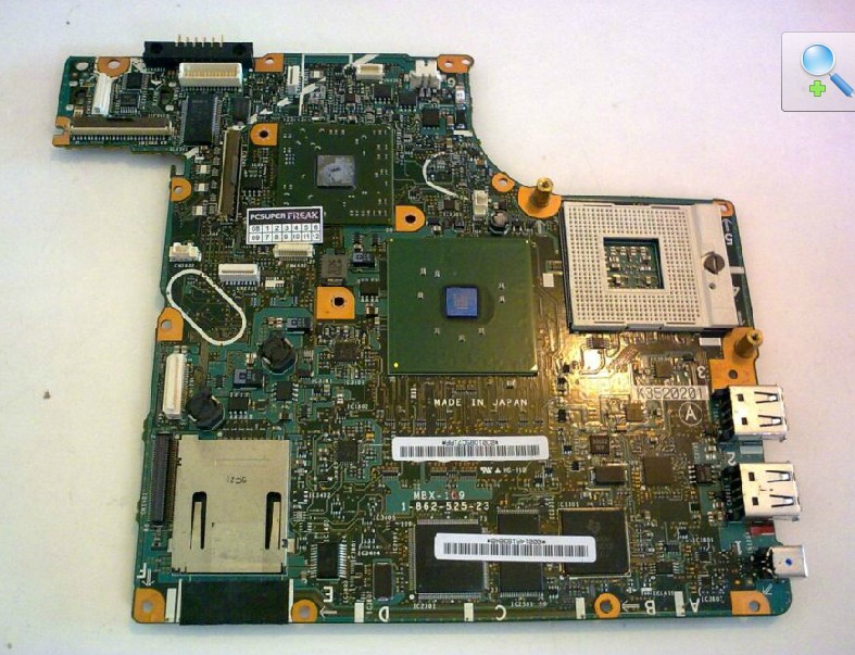 MBX-109 A1075596A for VGN-S S260 Genuine Intel Motherboard - zum Schließen ins Bild klicken