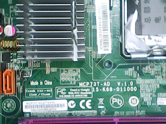 ACER X1700 MOTHERBOARD MB.SB801.002 MCP73T-AD HDMI - Click Image to Close