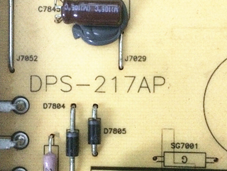 Sharp RDENCA395WJQZ DPS-217AP A Power Supply - zum Schließen ins Bild klicken