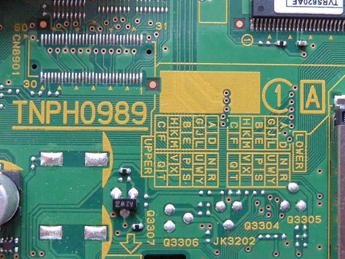 Panasonic TXN/A1RCUUS (TNPH0989UD) A Board for TC-P65ST50 - Click Image to Close