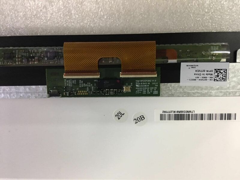 New 15.6" LCD LED Screen Touch Digitizer Assembly For Dell Precision M7510 FHD - Click Image to Close