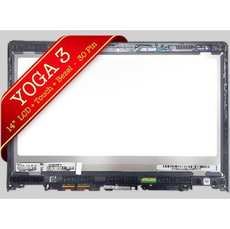 14" FHD LCD Screen Touch Digitizer Assembly For Lenovo YOGA 3-1470 5DM0G74717 - Click Image to Close