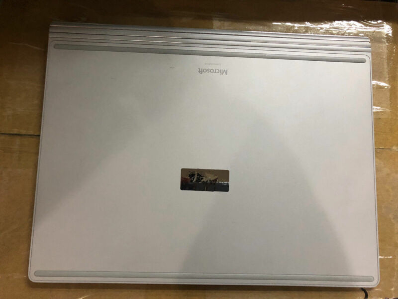 Genuine Microsoft Surface Book Keyboard Silver Model 1705, NVIDIA GPU, Battery - Click Image to Close