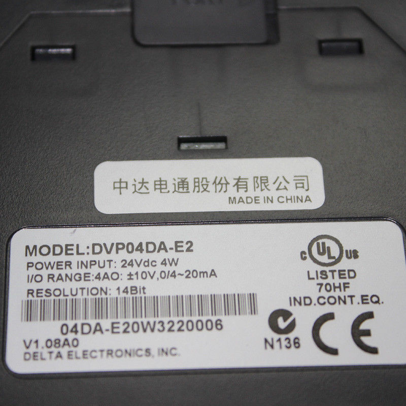 DVP04DA-E2 Delta ES2/EX2 Series Analog I/O Module AO 4 new in box