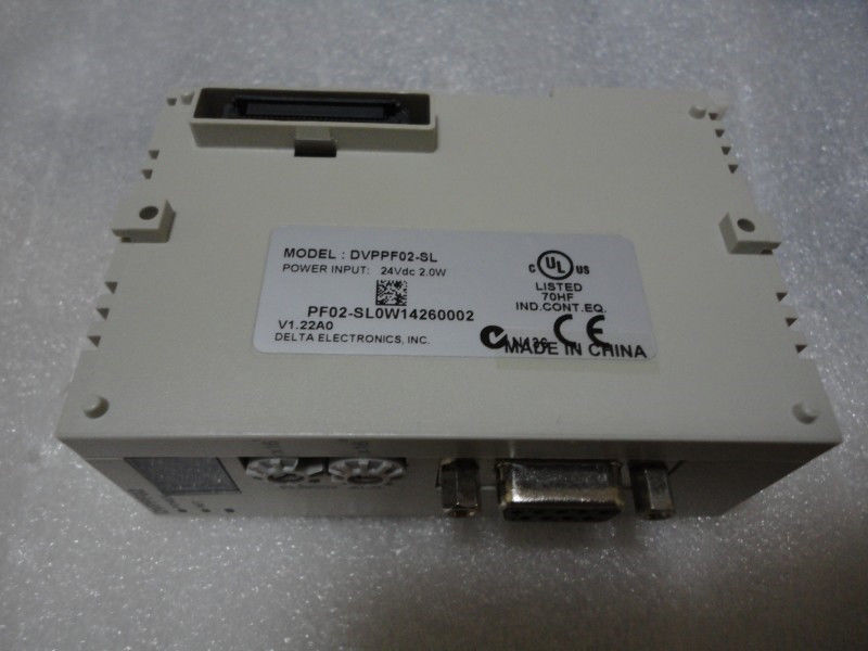 DVPPF02-SL Delta S Series PLC Left-Side High-Speed Communication Module - Click Image to Close
