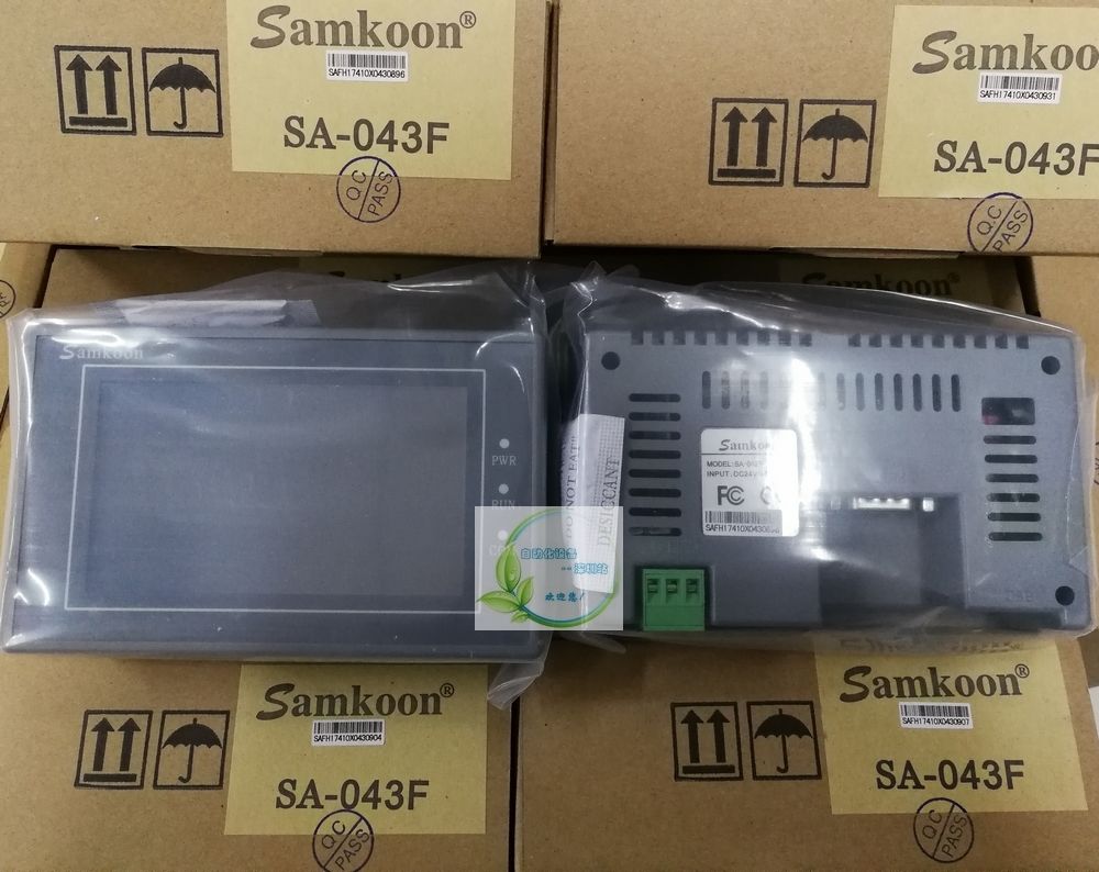 SA-043F Samkoon HMI Touch Screen 4.3inch 480*272 new in box replace SA-4 - Click Image to Close
