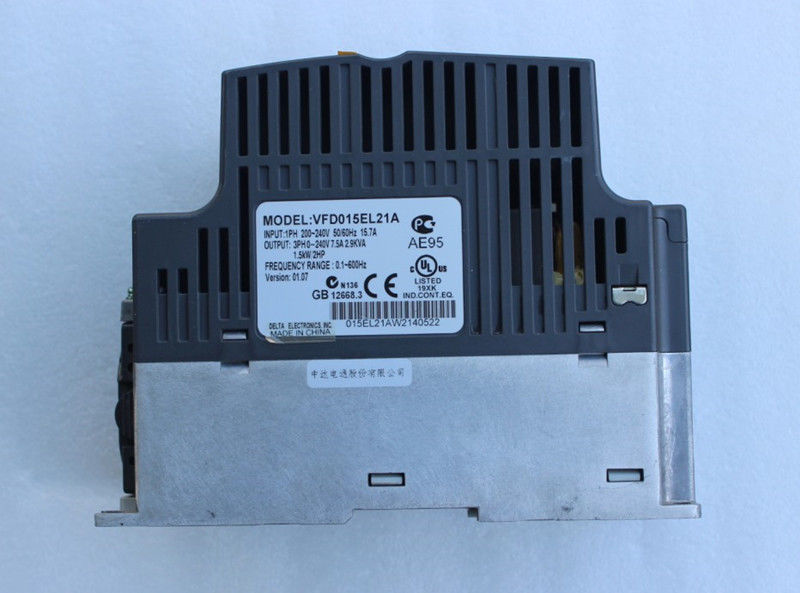 VFD015EL21A DELTA VFD Inverter Frequency converter 1.5KW 2HP 1PHASE 220V - Click Image to Close