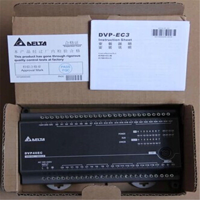 DVP40EC00R3 Delta EC3 Series Standard PLC DI 24 DO 16 Relay 100-240VAC n - Click Image to Close