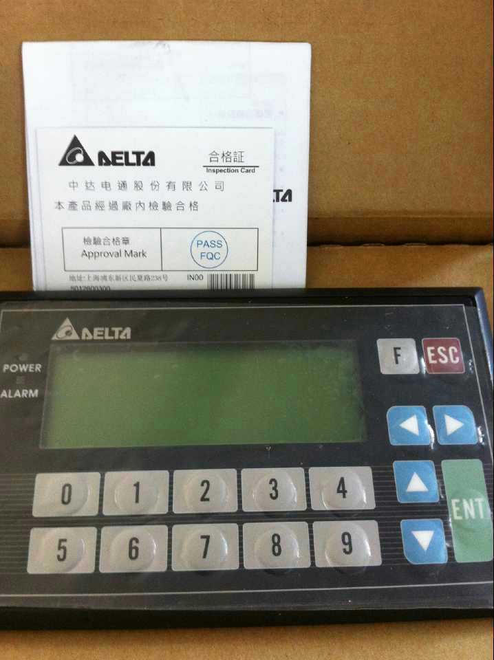 TP04G-BL-CU Delta Text Panel HMI STN LCD single color 4 Lines Display mo