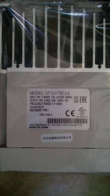 VFD007B21A DELTA VFD-B Inverter Frequency converter 750w 1HP 1 PHASE 220 - zum Schließen ins Bild klicken