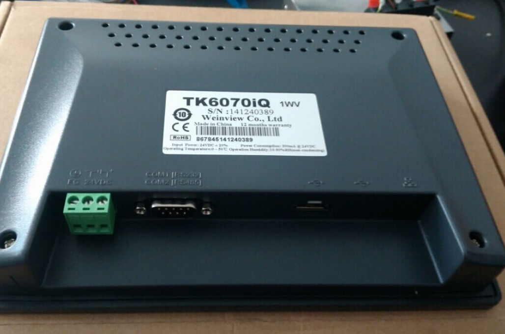 TK6070iQ Weinview HMI Touch Screen 7inch 800*480 1 USB Host new in box - zum Schließen ins Bild klicken