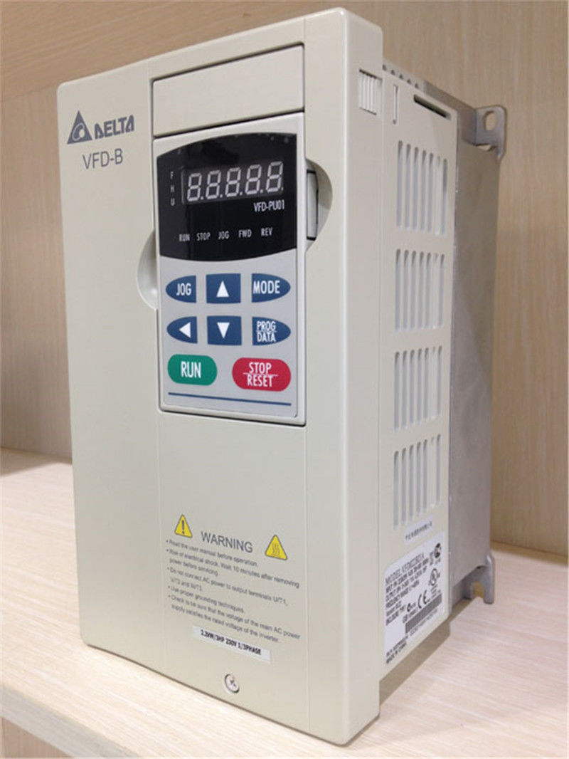 VFD022B21A DELTA VFD-B Inverter Frequency converter 2.2kw 3HP 1 PHASE 22 - Click Image to Close