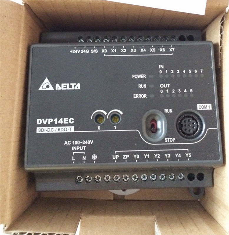 DVP14EC00T3 Delta EC3 Series Standard PLC DI 8 DO 6 Transistor 100-240VA - Click Image to Close