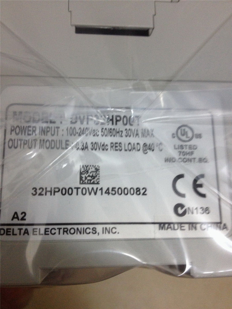 DVP32HP00T Delta EH2/EH3 Series PLC Digital Module DI 16 DO 16 Transistor - Click Image to Close