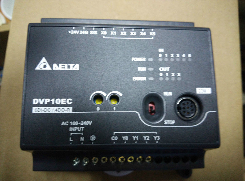 DVP10EC00R3 Delta EC3 Series Standard PLC DI 6 DO 4 Relay 100-240VAC new - Click Image to Close