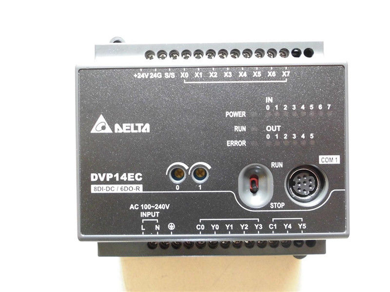 DVP14EC00R3 Delta EC3 Series Standard PLC DI 8 DO 6 Relay 100-240VAC new - Click Image to Close