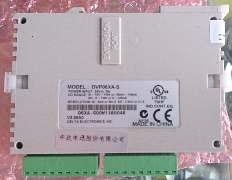 DVP06XA-S Delta S Series PLC Analog I/O Module AI4 AO2 new in box - zum Schließen ins Bild klicken