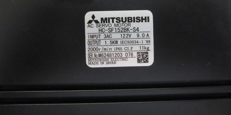NEW Mitsubishi Servo Motor HC-SF152BK-S4 in box HCSF152BKS4 - Click Image to Close