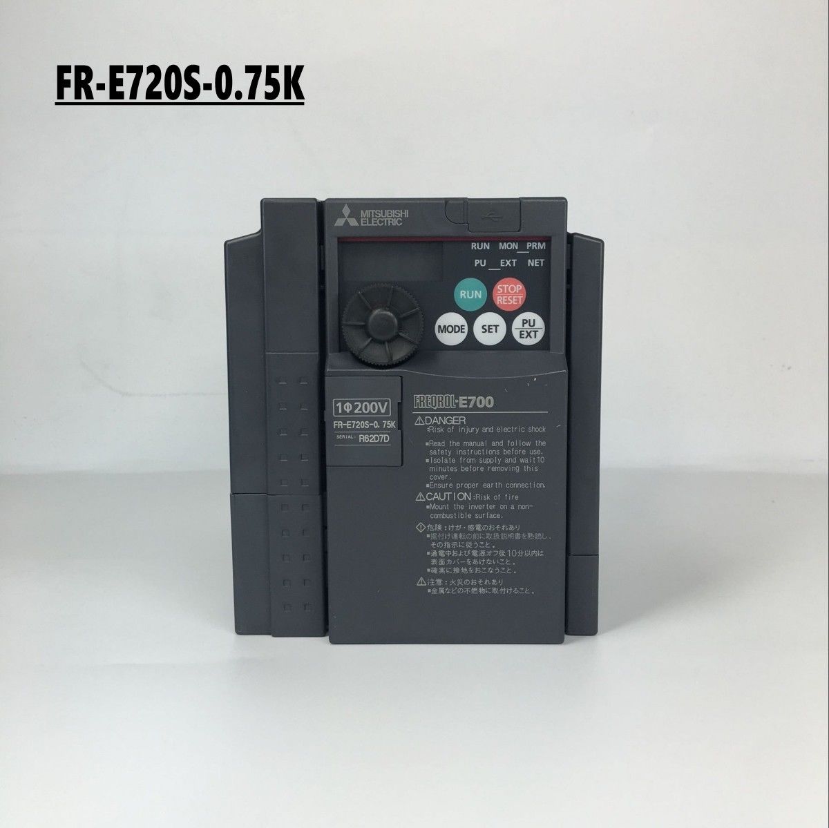 Brand New MITSUBISHI inverter FR-E720S-0.75K In Box FRE720S0.75K - Click Image to Close