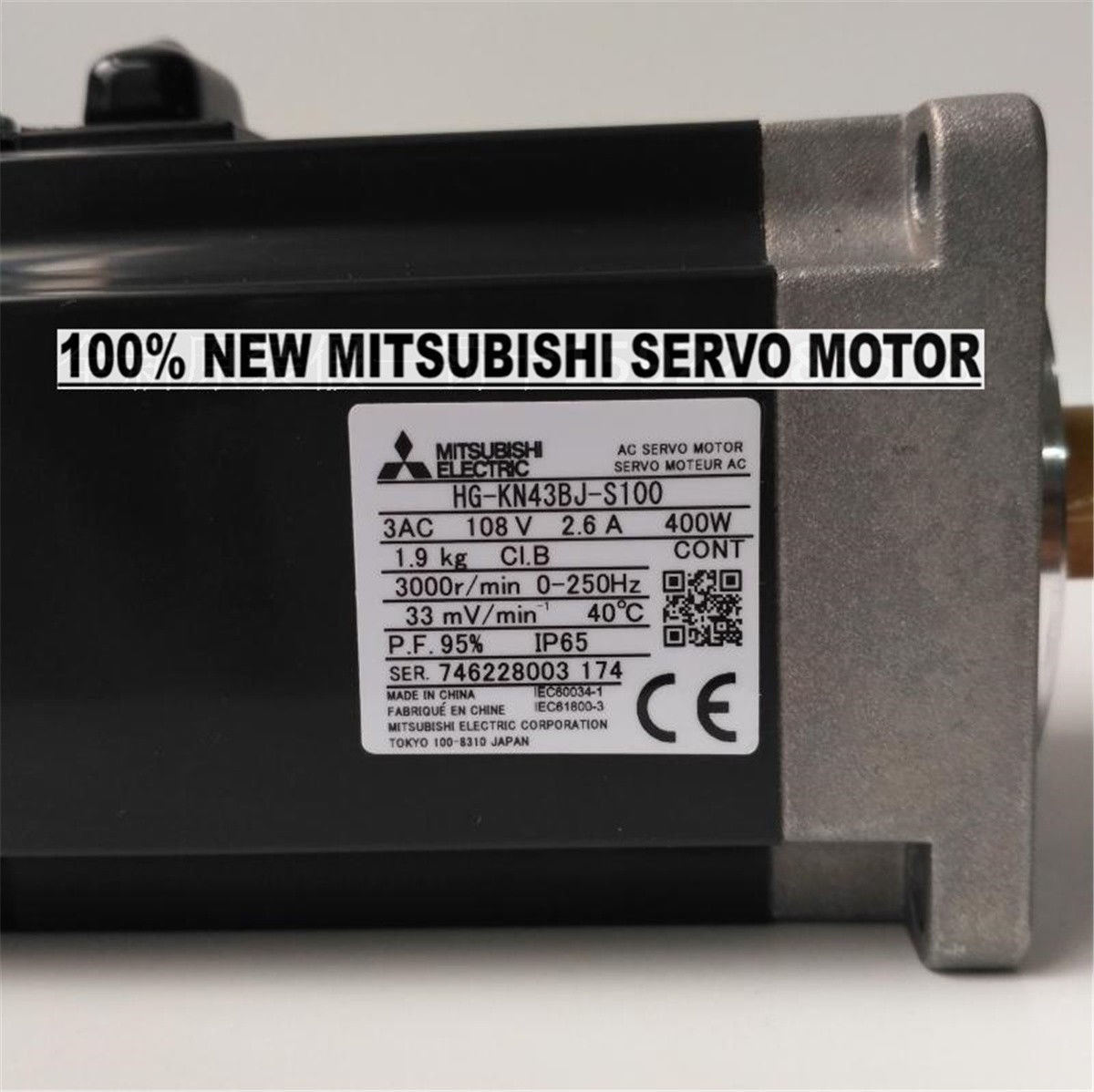 NEW Mitsubishi Servo Motor HG-KN43BJ-S100 in box HGKN43BJS100 - Click Image to Close