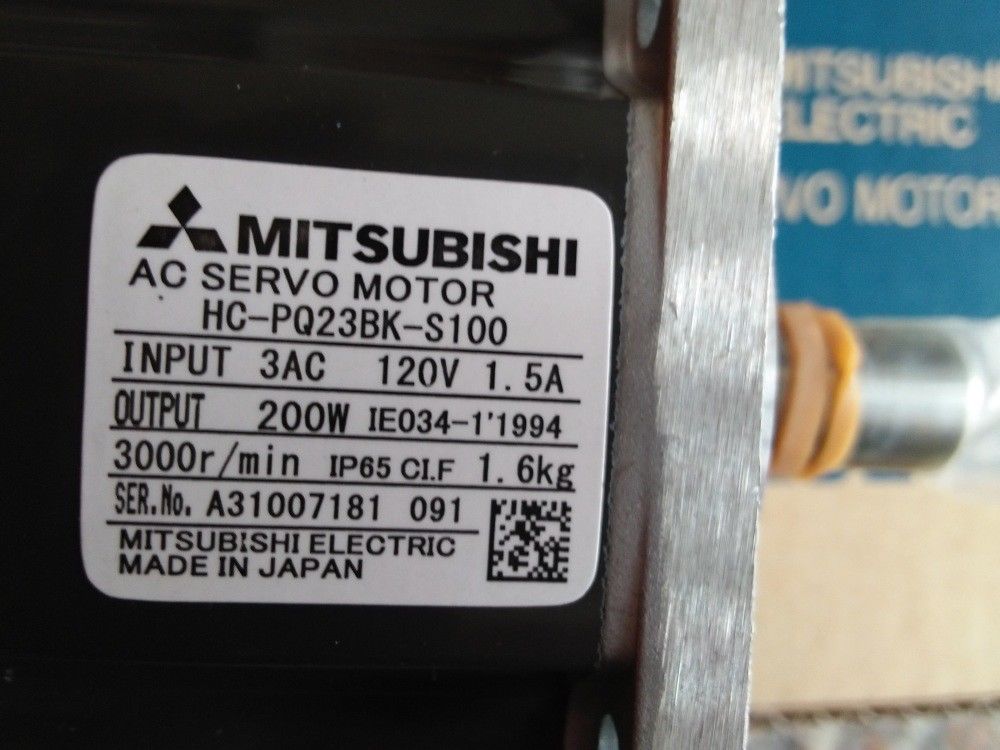 Genuine NEW Mitsubishi Servo Motor HC-PQ23BK-S100 in box HCPQ23BKS100