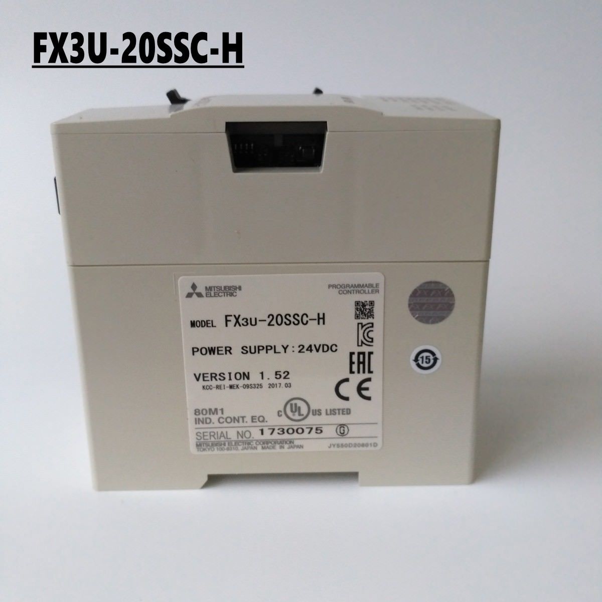 Original New MITSUBISHI PLC FX3U-20SSC-H In Box FX3U20SSCH - Click Image to Close