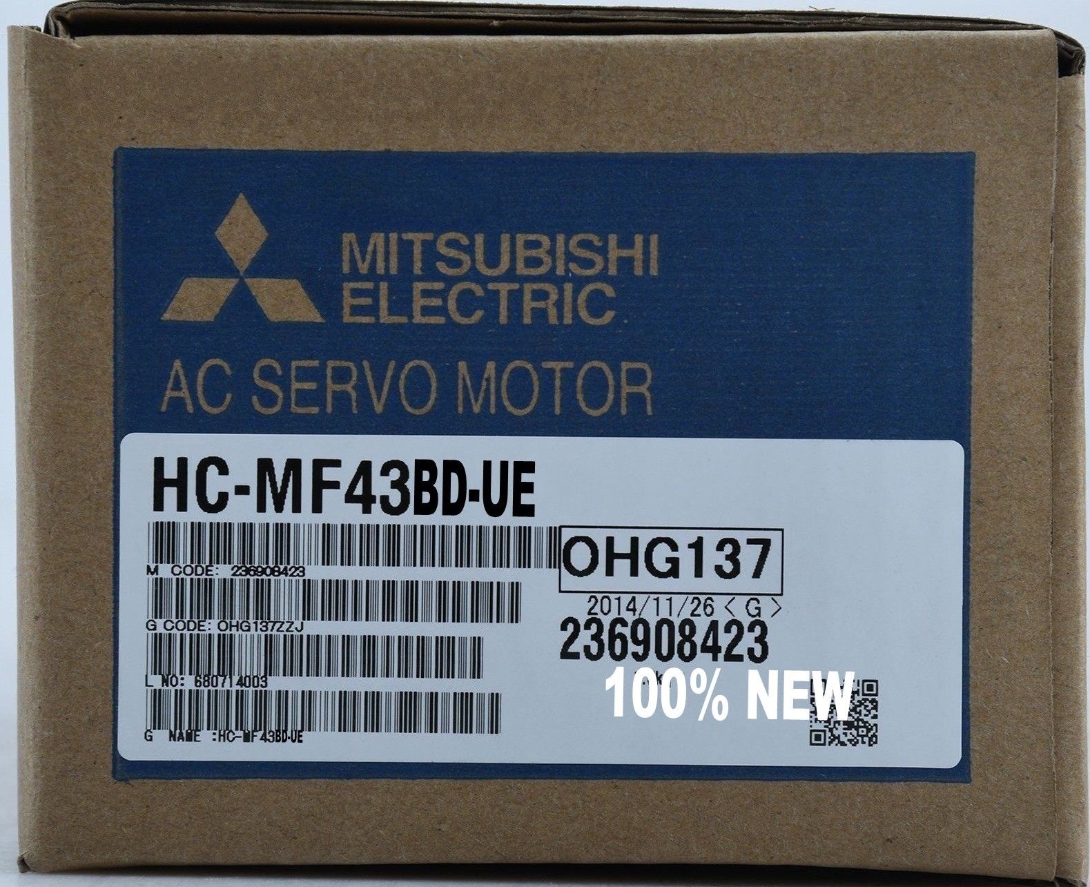 Original New Mitsubishi Servo Motor HC-MF43BD-UE IN BOX HCMF43BDUE