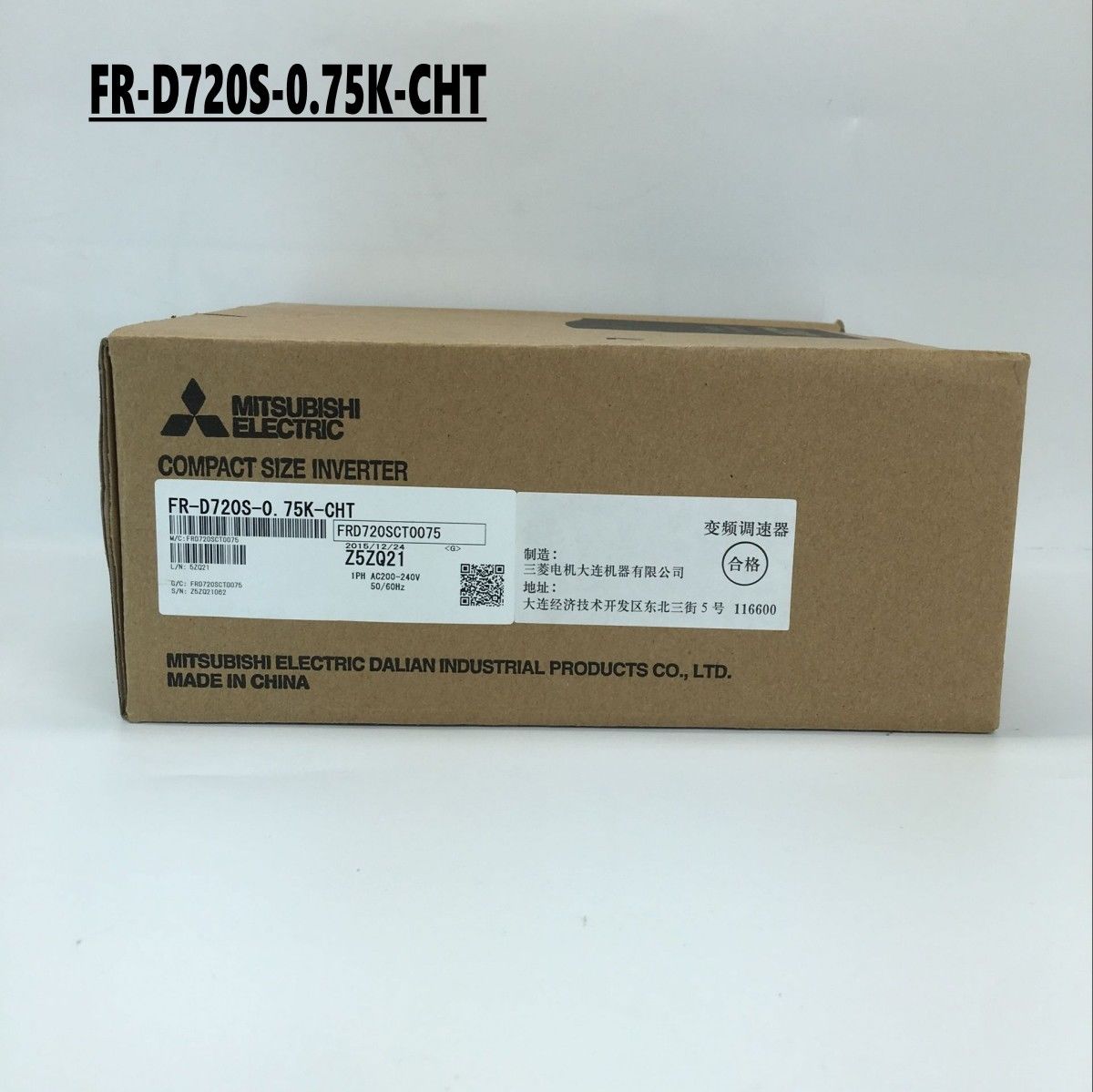 Brand New MITSUBISHI Inverter FR-D720S-0.75K-CHT IN BOX FR-D720S0.75KCHT - zum Schließen ins Bild klicken