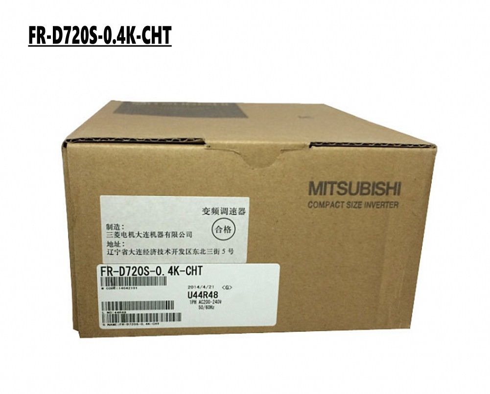 Brand New MITSUBISHI Inverter FR-D720S-0.4K-CHT IN BOX FRD720S0.4KCHT - Click Image to Close