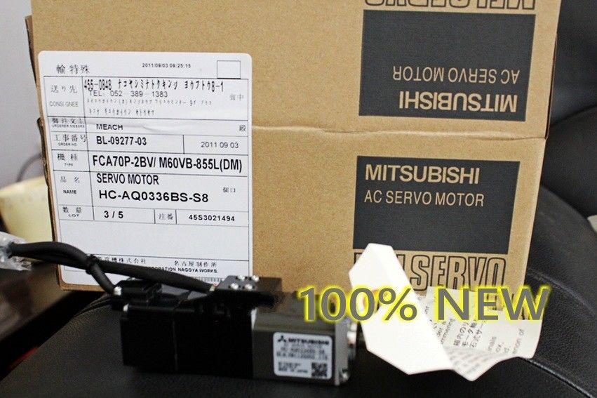 BRAND NEW Mitsubishi Servo Motor HC-AQ0336BS-S8 in box HCAQ0336BSS8 - Click Image to Close