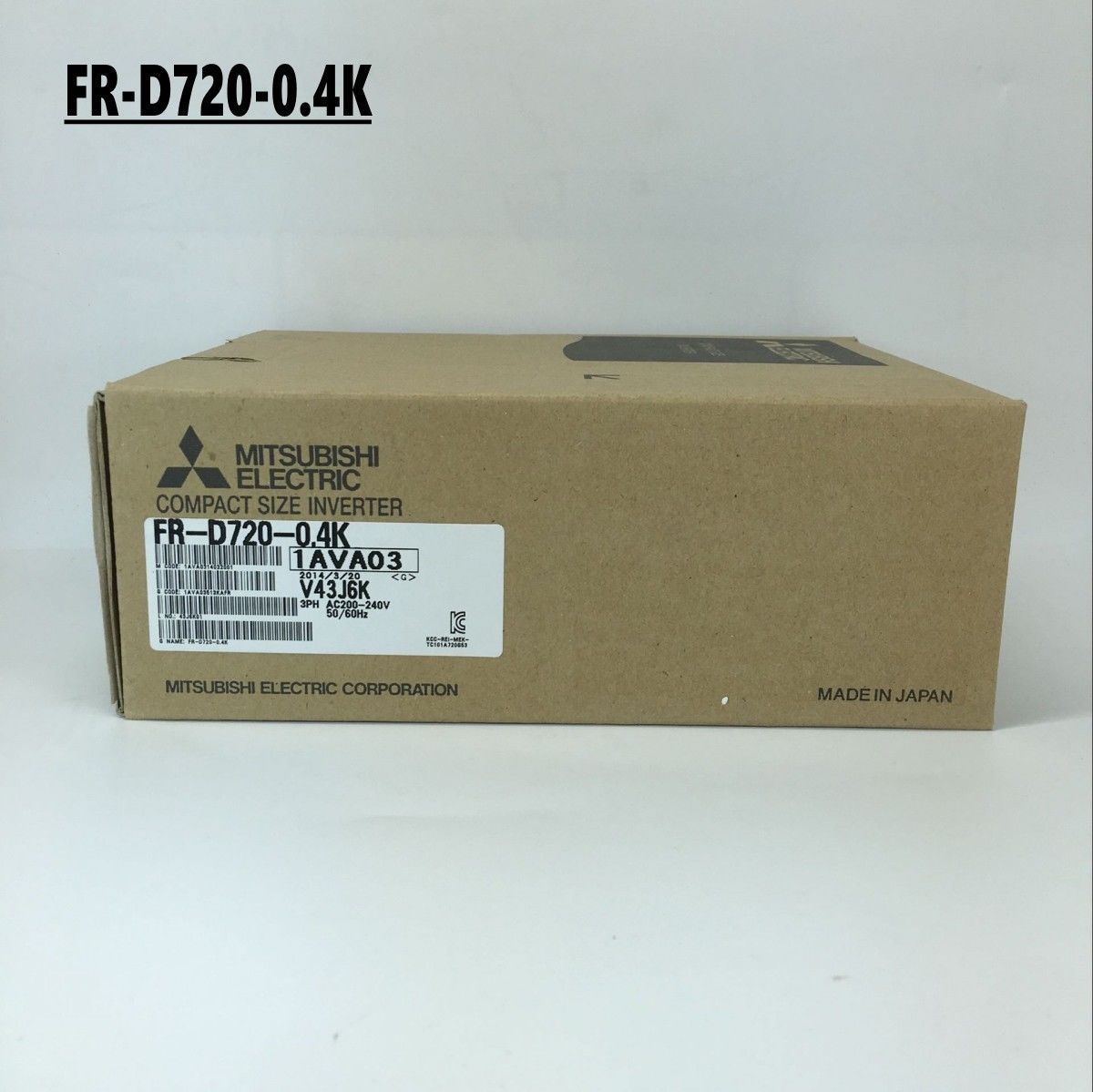 New MITSUBISHI Inverter FR-D720-0.4K IN BOX FRD720 0.4K - zum Schließen ins Bild klicken