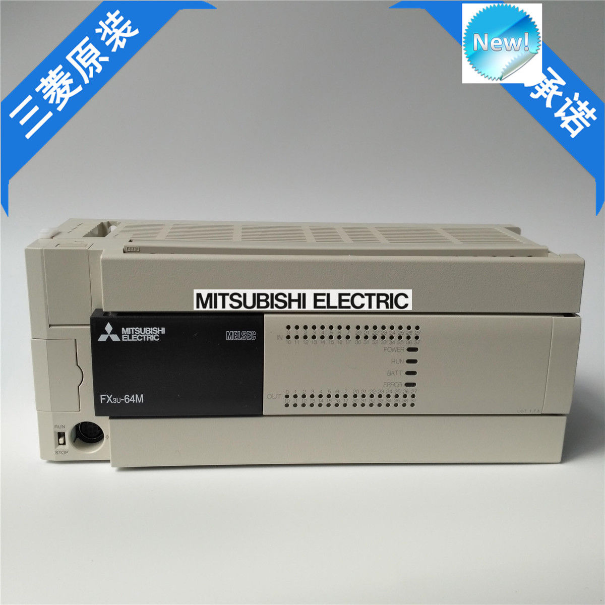 Original New Mitsubishi PLC FX3U-64MT/DS In Box FX3U64MTDS - Click Image to Close