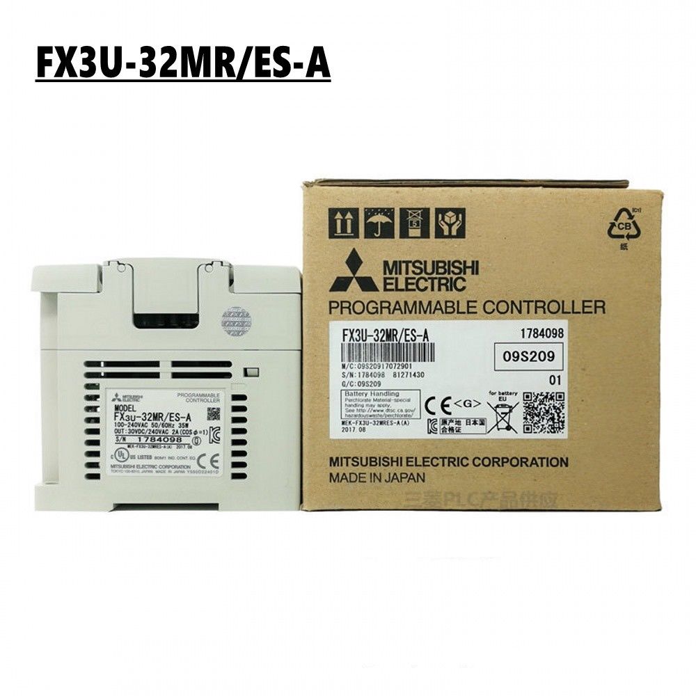Original New MITSUBISHI PLC FX3U-32MR/ES-A In Box FX3U32MRESA