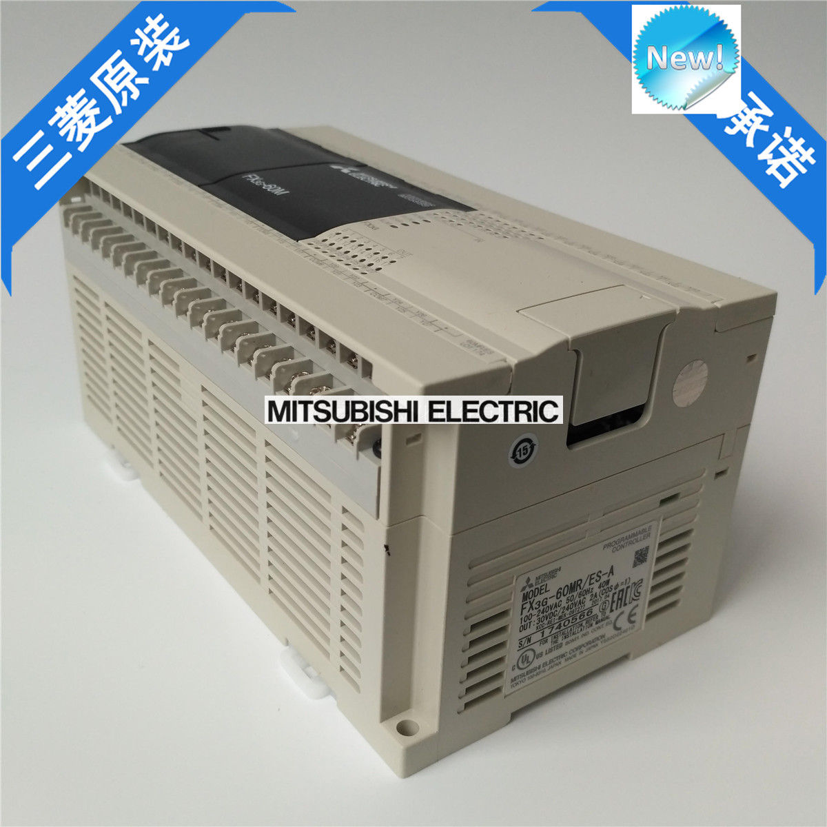Original New Mitsubishi PLC FX3G-60MR/ES-A In Box FX3G60MRESA - Click Image to Close