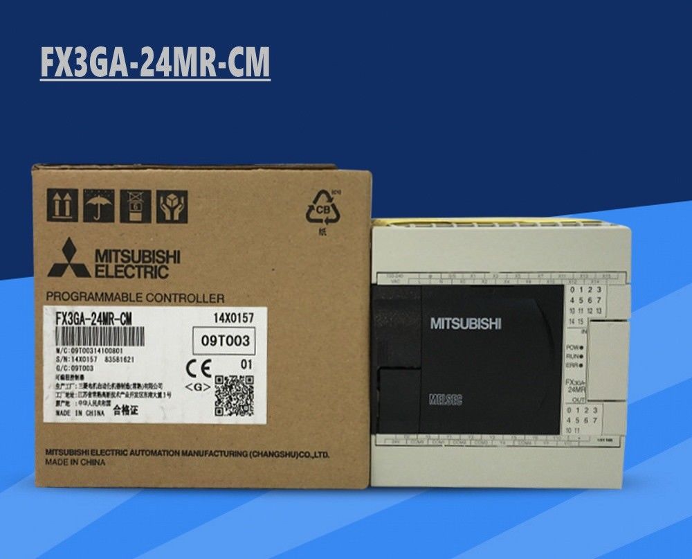Original New MITSUBISHI PLC FX3GA-24MR-CM In Box FX3GA24MRCM