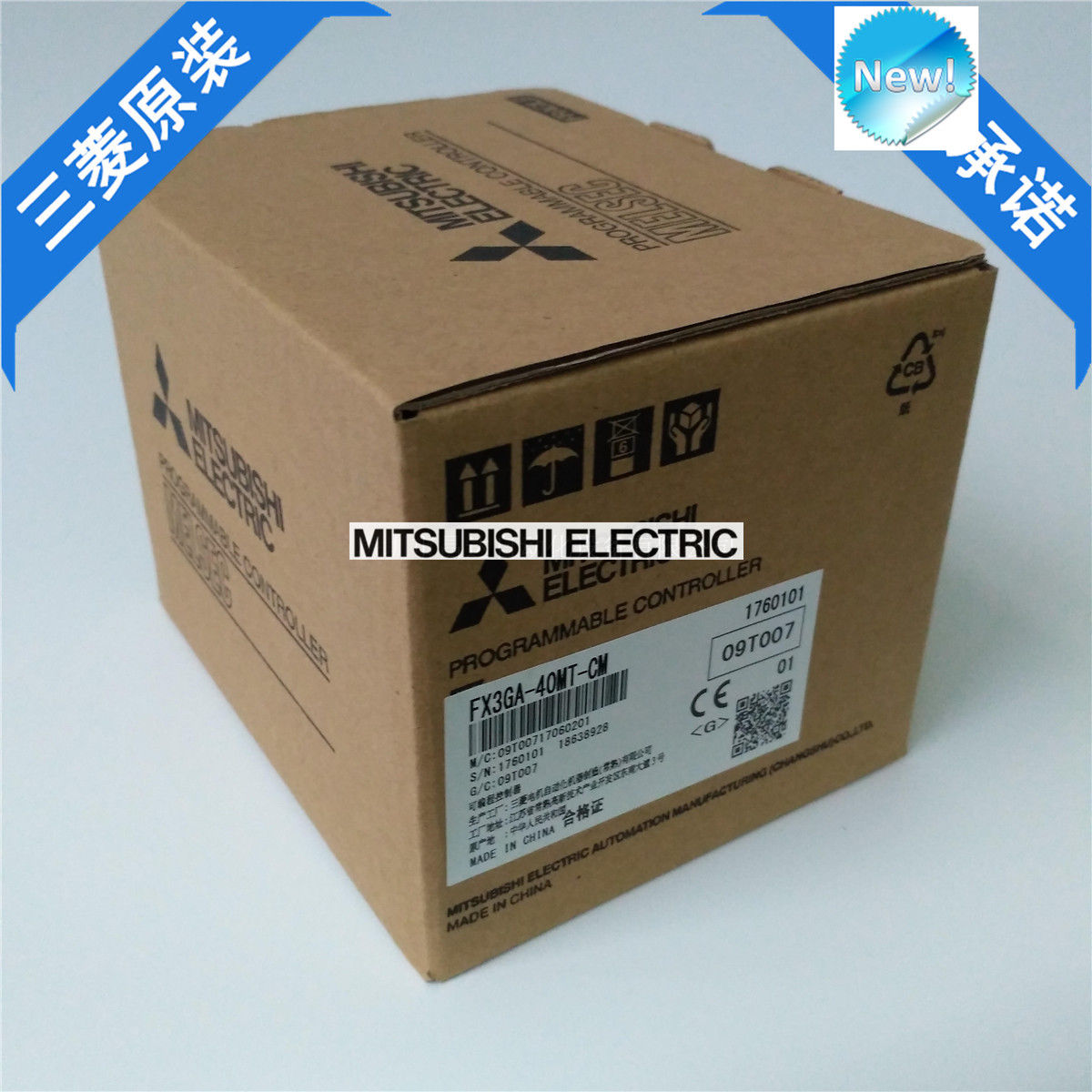 Original New Mitsubishi PLC FX3GA-40MT-CM In Box FX3GA40MTCM