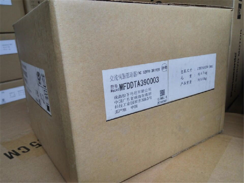 Original New PANASONIC AC Servo drive MFDDTA390003 in box - Click Image to Close