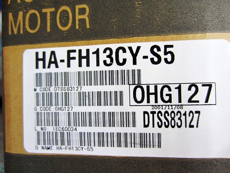 Original New Mitsubishi Servo Motor HA-FH13CY-S5 HA-FH23CY-S5 IN BOX