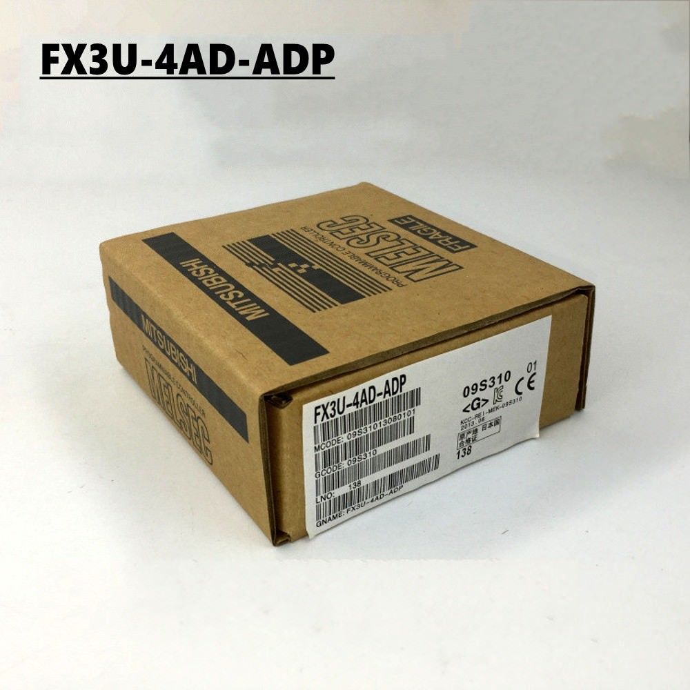 Original New MITSUBISHI PLC FX3U-4AD-ADP FX3U4ADADP Analog Input Special Adapter