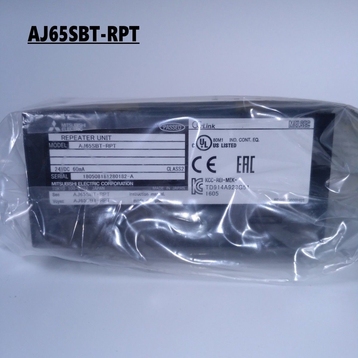 Brand New MITSUBISHI PLC AJ65SBT-RPT In Box AJ65SBTRPT - Click Image to Close
