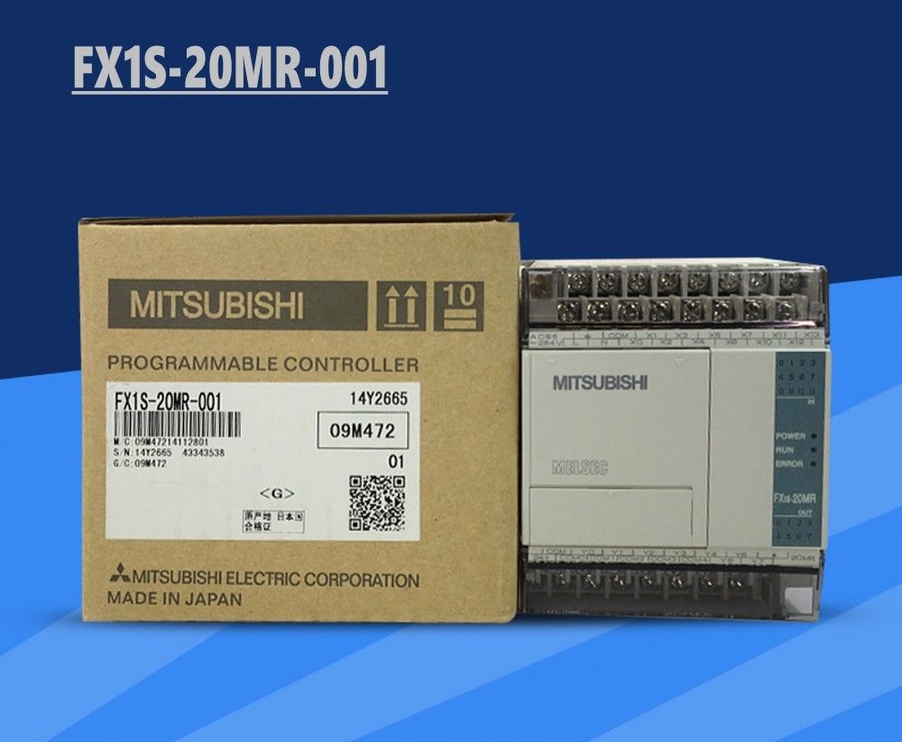 Original New MITSUBISHI PLC FX1S-20MR-001 In Box FX1S20MR001
