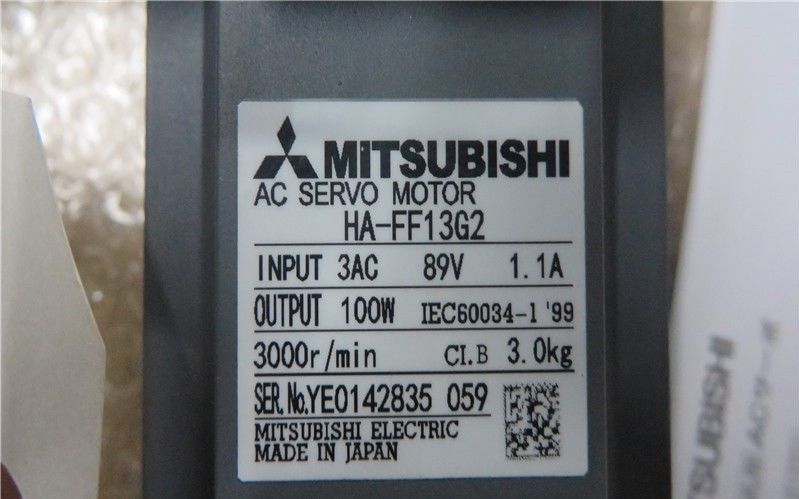 Original New Mitsubishi Servo Motor HA-FF13G1 HA-FF13G2 IN BOX - zum Schließen ins Bild klicken