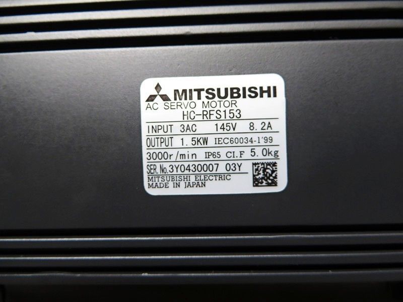 MITSUBISHI SERVO MOTOR HC-RFS153 HC-RFS153B HC-RFS153BK HCRFS153BK NEW in box - zum Schließen ins Bild klicken