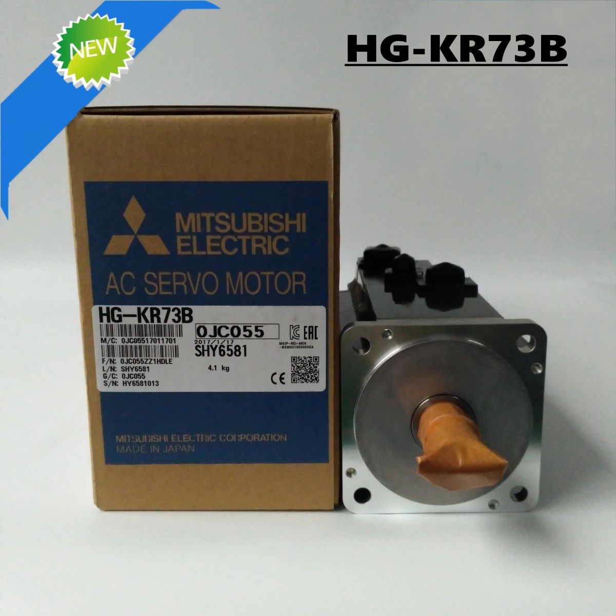 Brand New Mitsubishi Servo Motor HG-KR73 HG-KR73J HG-KR73B HG-KR73BJ IN BOX - Click Image to Close