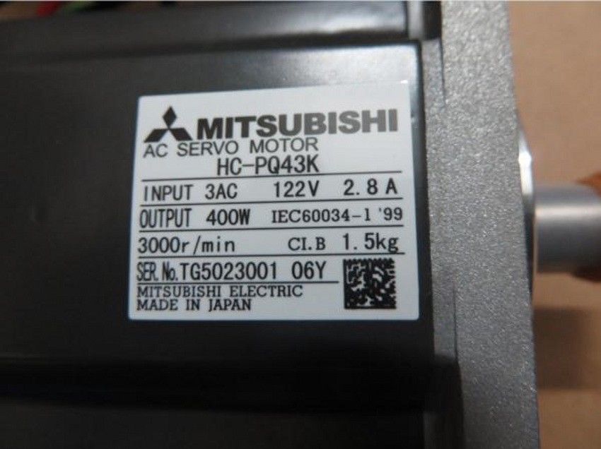 NEW MITSUBISHI SERVO MOTOR HC-PQ43 HC-PQ43B HC-PQ43K HC-PQ43D IN BOX HCPQ43BK - Click Image to Close