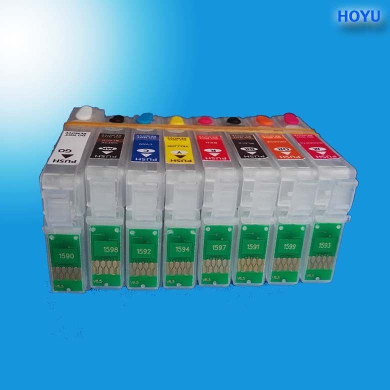 Empty refillable ink cartridge for EP Stylus Photo R2000 printer with ARC - Click Image to Close