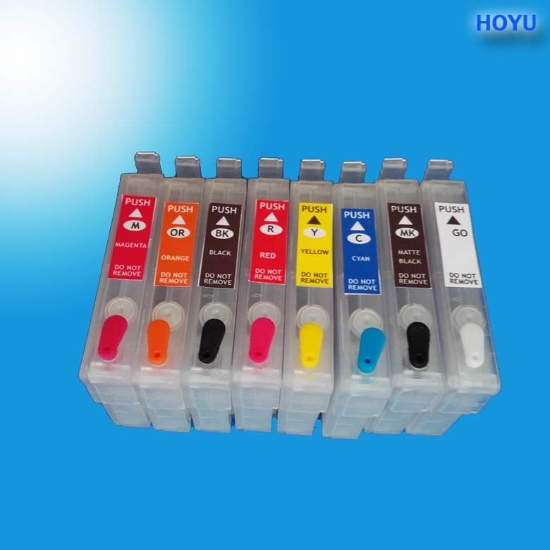 Empty refillable ink cartridge for EP Stylus Photo R2000 printer with ARC - Click Image to Close