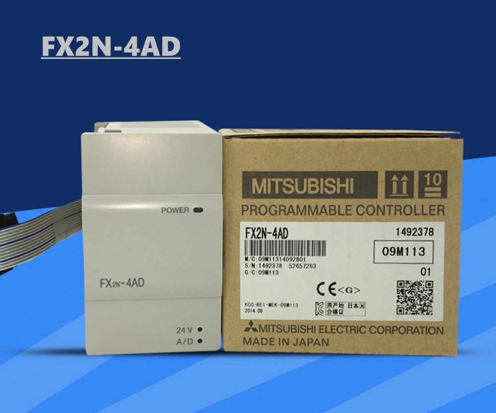 Original New MITSUBISHI PLC FX2N-4AD In Box FX2N4AD