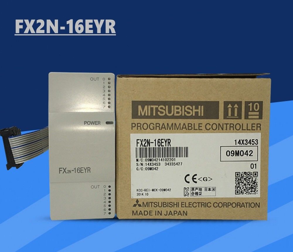 Original New MITSUBISHI PLC FX2N-16EYR In Box FX2N16EYR