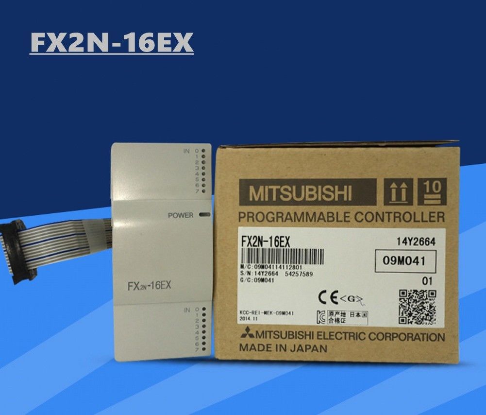 Original New MITSUBISHI PLC FX2N-16EX In Box FX2N16EX